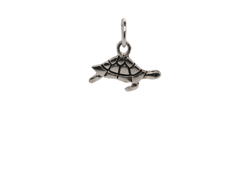 Silver Turtle Charm image 0