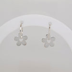 Silver Flower Huggies image 0