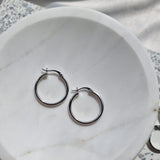 Silver Hoops image 0