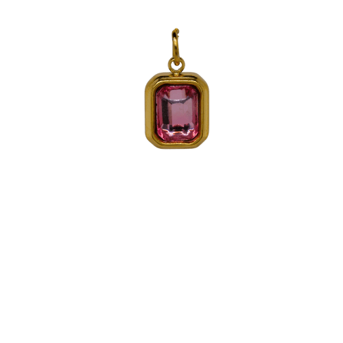 Pink Crystal Charm image 0