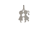 Silver Couple Charm image 0