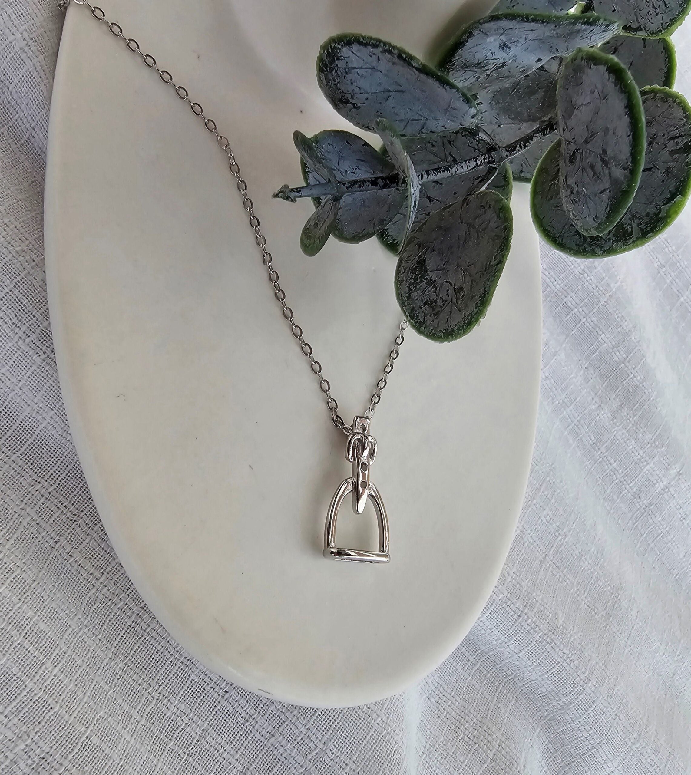 Single Stirrup Necklace image 0