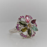 Flora Silver Ring image 1