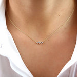 The Cluster Moissanite Necklace image 1