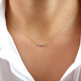 The Cluster Moissanite Necklace image 1