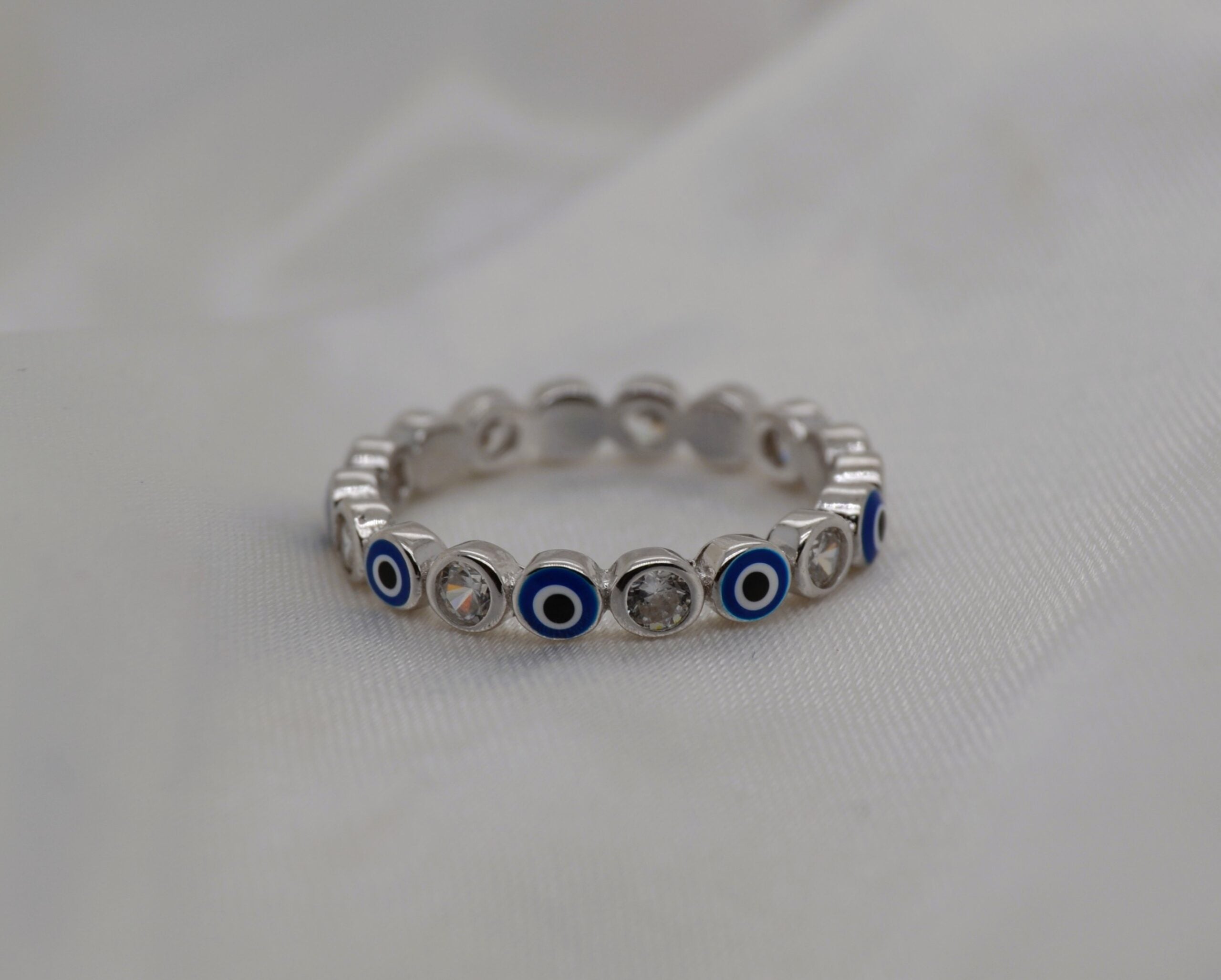 Round Evil-Eye Ring image 1