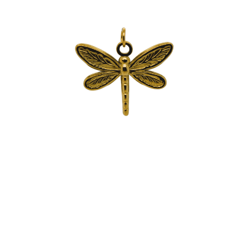 Dragonfly Gold Charm image 0