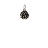 Silver Rose Charm image 0