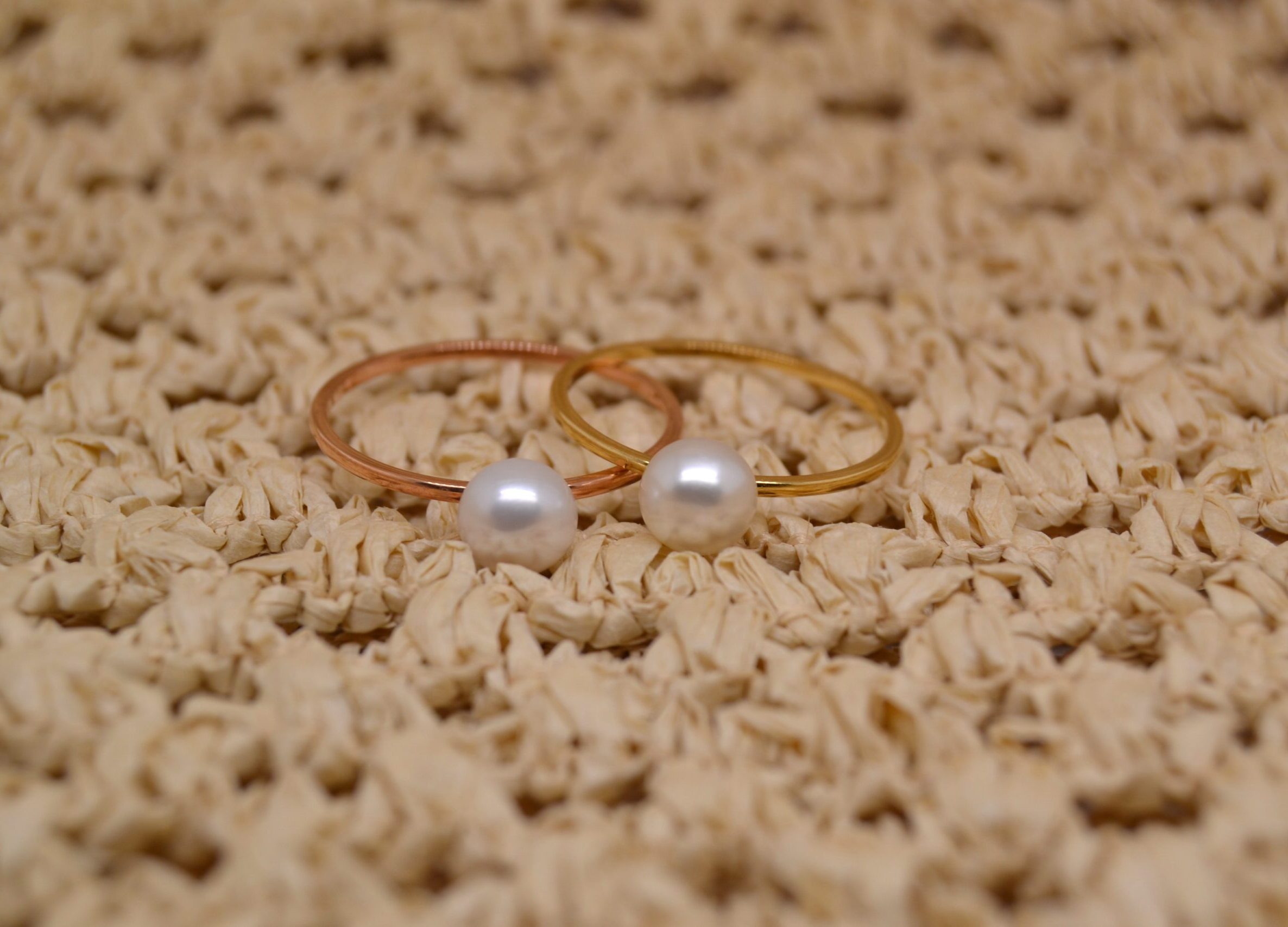 Gold Pearl Ring image 0