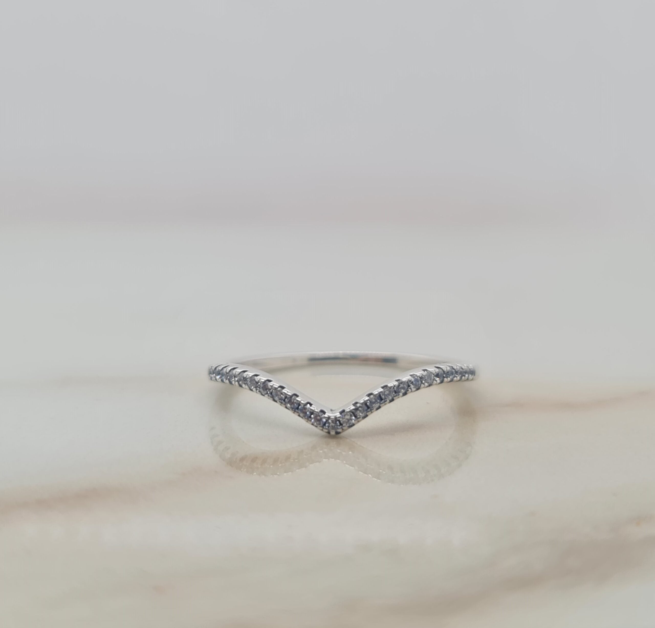 Wishbone Ring Sterling Silver image 0