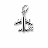 Bling Airplane Charm