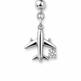 Bling Airplane Charm