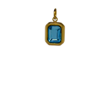 Blue Crystal Charm