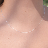 Fine Sterling Silver Snake Chain