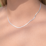 Sterling Silver Herringbone