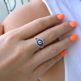 Bulky Evil Eye Ring