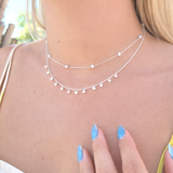 Scattered Pearl Necklace
