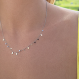 Stainless Steel Teardrop Necklace