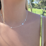 Sterling Silver Circle Necklace