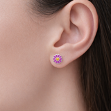Color Daisy Studs