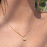 Bling Daisy Gold Necklace