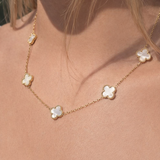 Gold Clover Necklace