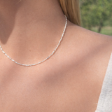 Twisty Silver Necklace