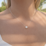 Sterling Silver Pearl Necklace