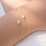 Gold Cut Bracelet