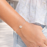 Freshwater Pearl Flower Bracelet