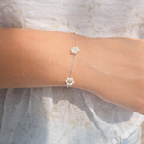Freshwater Pearl Flower Bracelet