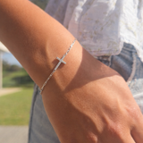 Cross Paperclip Bracelet