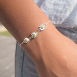 Triple Daisy Bracelet