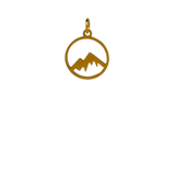 Gold Mountain Charm