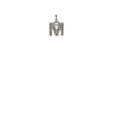 Cut-out Bling Initial M
