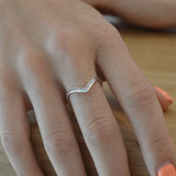 Celine | Silver Wishbone Ring