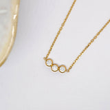 Gold Trinity necklace