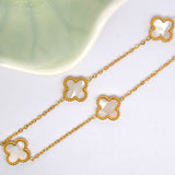 Gold Clover Necklace