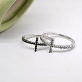 Bling Cross Ring