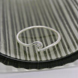 Dainty Wave Silver Ring