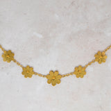 Gold Daisy Necklace