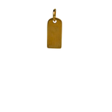 Engravable Bar Charm