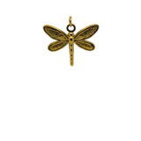 Gold Dragonfly Charm