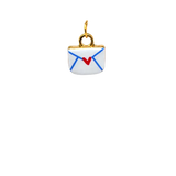 Gold Envelope Charm