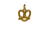 Gold Pretzel Charm