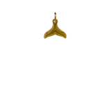 Gold Wale Tale Charm