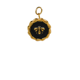Gold and Black Bee Charm