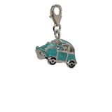 Light Blue Beetle Charm