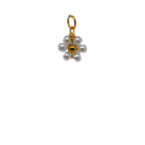 Pearl Beaded Flower Charm