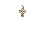 Pearly Cross Charm